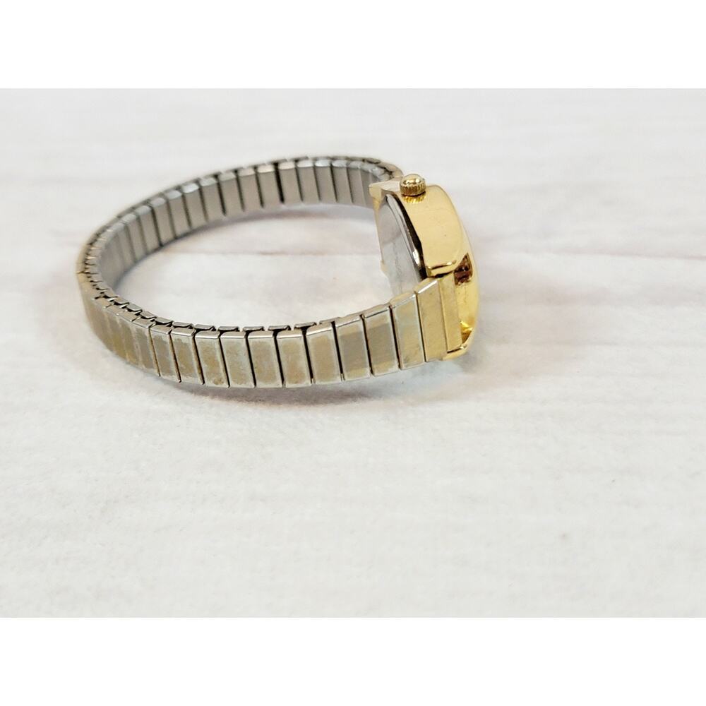 Vintage Advance Women's Quartz Watch Gold Tone Band 20mm Case- New Battery - Picture 8 of 14